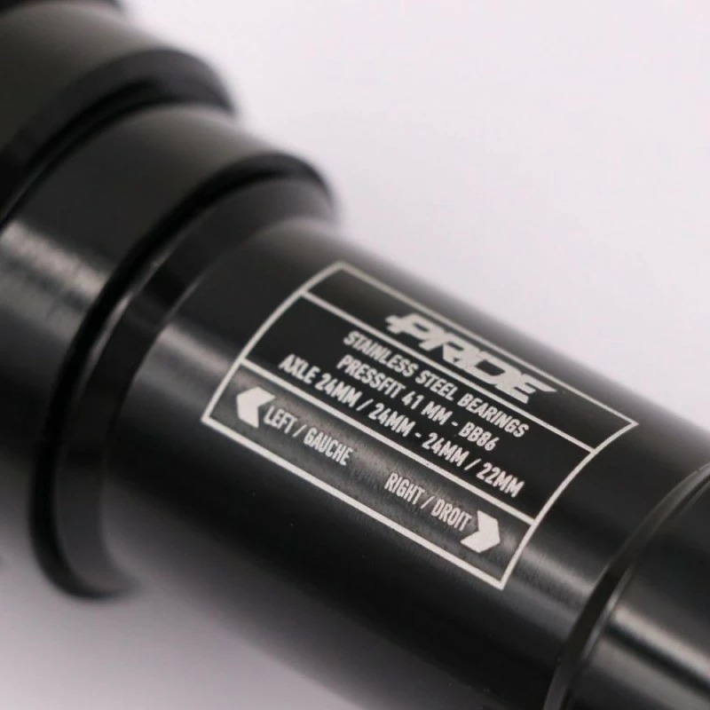 BOITIER DE PEDALIER PRIDE RACING BB86 INOX 2 BOITIER DE PEDALIER PRIDE RACING BB86 INOX – Image 2