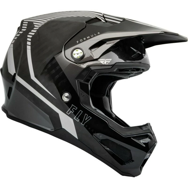 CASQUE FLY FORMULA CARBONE TRACER GRIS/NOIR 2023 1 CASQUE FLY FORMULA CARBONE TRACER GRIS/NOIR 2023