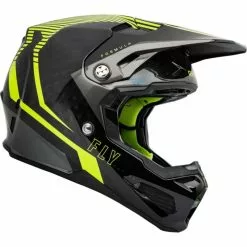 CASQUE FLY FORMULA CARBONE TRACER JAUNE FLUO/NOIR 2023