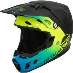CASQUE FLY FORMULA CC CENTRUM NOIR/BLEU/JAUNE FLUO 2023 -Ventes De Casques casque fly formula cc centrum noirbleujaune fluo 2023 3