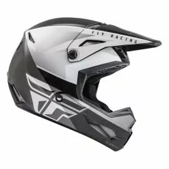 CASQUE FLY KINETIC STRAIGHT EDGE 2022 NOIR/BLANC