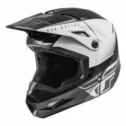 CASQUE FLY KINETIC STRAIGHT EDGE 2022 NOIR/BLANC -Ventes De Casques casque fly kinetic straight edge 2022 noirblanc 1 3