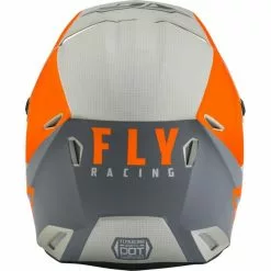 CASQUE FLY KINETIC STRAIGHT EDGE ORANGE/GRIS MAT 2022 -Ventes De Casques casque fly kinetic straight edge orangegris mat 2022 2