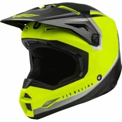 CASQUE FLY KINETIC VISION JAUNE FLUO/NOIR ENFANT 2023 -Ventes De Casques casque fly kinetic vision jaune fluonoir enfant 2023 3