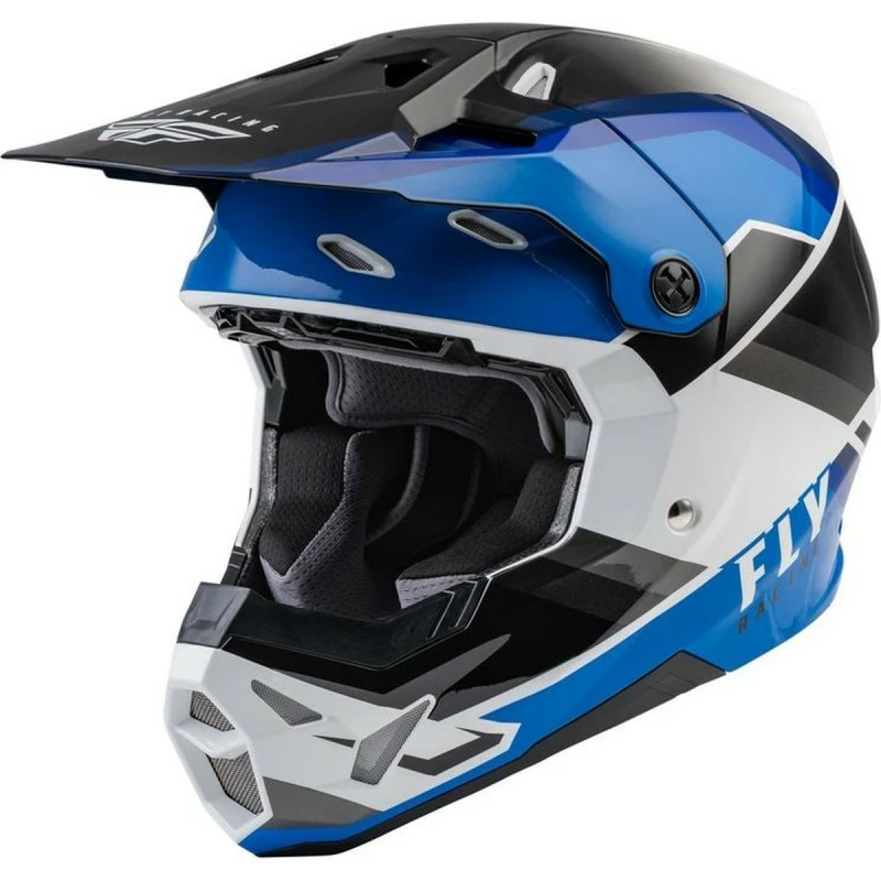 CASQUE FLY RACING FORMULA CP RUSH NOIR/BLEU/BLANC 2022 4 CASQUE FLY RACING FORMULA CP RUSH NOIR/BLEU/BLANC 2022 – Image 4