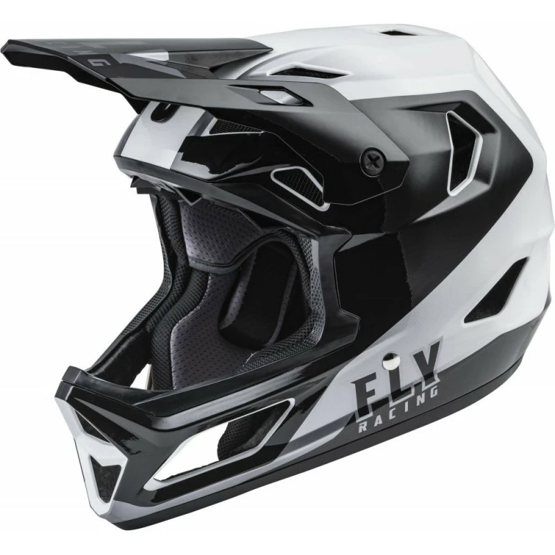CASQUE FLY RAYCE NOIR/BLANC 1 CASQUE FLY RAYCE NOIR/BLANC