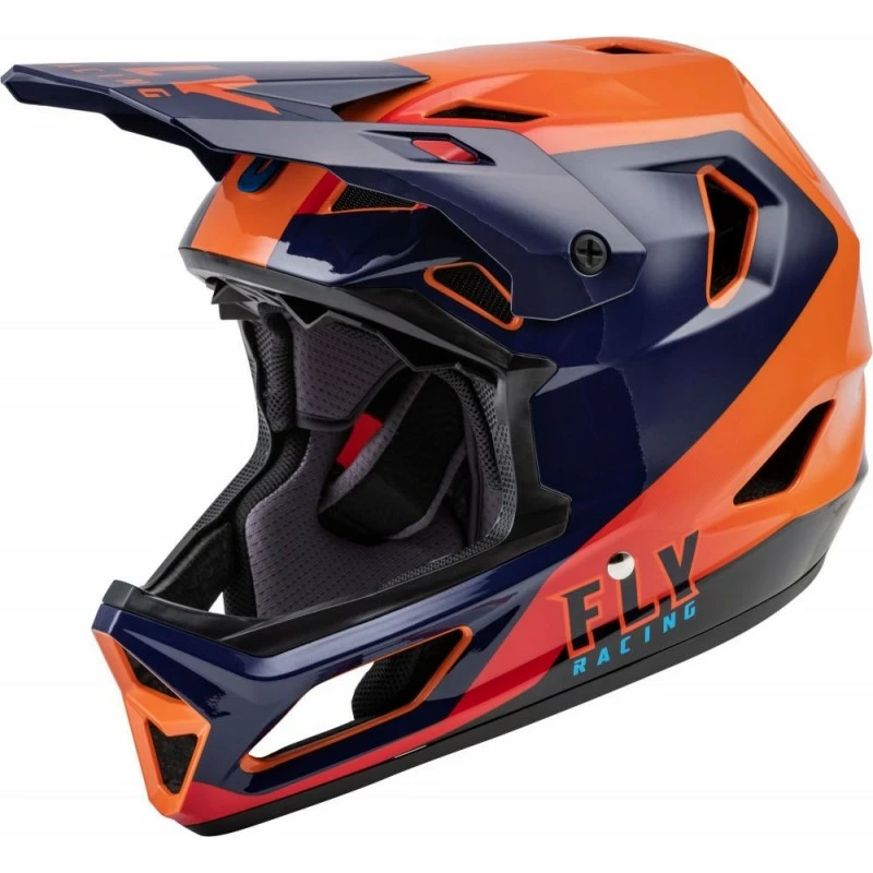 CASQUE FLY RAYCE ROUGE/ORANGE/NOIR ENFANT 1 CASQUE FLY RAYCE ROUGE/ORANGE/NOIR ENFANT