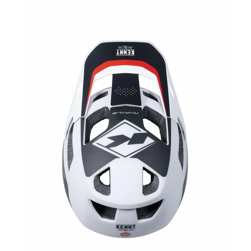 CASQUE KENNY RAFALE WHITE/RED 2023 2 CASQUE KENNY RAFALE WHITE/RED 2023 – Image 2