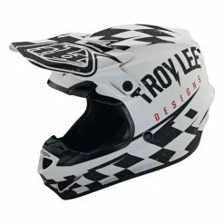 CASQUE SE4 MIPS POLYACRYLITE RACE SHOP WHITE/BLACK 2023