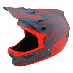 CASQUE TLD D3 FIBERLITE SPIDERSTRIPE GRAY/RED 2022