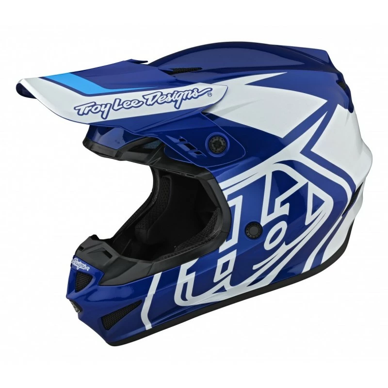 CASQUE TLD GP OVERLOAD BLUE/WHITE 2022 1 CASQUE TLD GP OVERLOAD BLUE/WHITE 2022